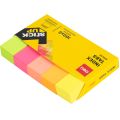 Deli - EA11402-Paper Index Tabs 50×12mm 5×100Sheets 5 Colors - Multicolor. 