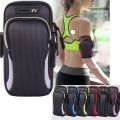 Sports Running Armband Bag Gym Phone Case Arm Bag With Headphone hole For All phones under 6.5 inches iPhone Android. 