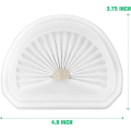 8Pack White Vacuum Filters Plastic Vacuum Filters for VLPF10, Hand Vacuum Model HLVA320J00 & N575266. 