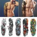 Waterproof Unisex Temporary Tattoo Sticker Large Full Arm Body Art Tattoos Long Lasting Stickers. 
