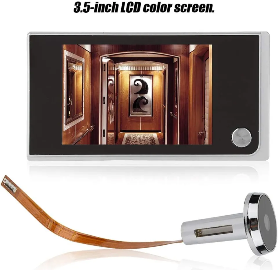 inch Digital Doorbell LCD 120 Degree Eye Electronic Peephole