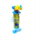 Minions Kids Stainless Steel Water Bottle Hot and Cold Resistant Vacuum Hydro Flask with Straw Lid Water Bottle for School Kids 500ml. 
