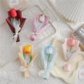 Artificial Soap Tulip Flower Bouquet For Valentine'S Day Wedding Proposal Decor Mothers' Day Gift   Flower Birthday Gift Present Gifts. 