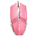 7-Button Mechanical Metal Macro Definition Mouse USB Luminous Mouse RGB Gaming Ergonomic Mouse. 