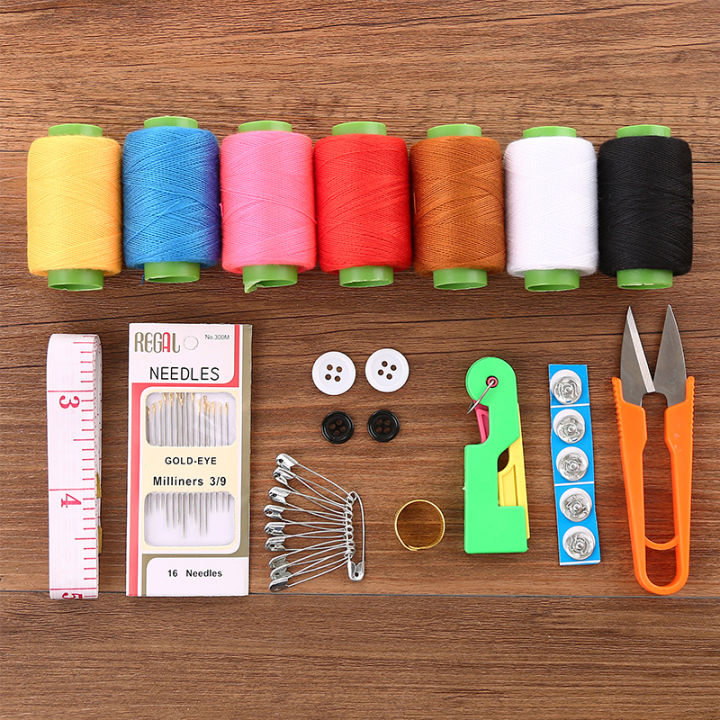 Household large sewing box set custom logo sewing sewing gadget cross stitch portable handmade sewing kit