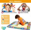 Water Drawing Doodle Mat For Kids Large Size 120x90cm Magic Aqua Writing Painting Mats Board With 3 Magic Pens Educational Toys Gifts For Toddlers Boys Girls. 