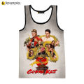 Fashion Print Cobra Kai 3D Printed tank tops men women movie vest summer Cobra Kai singlets sleeveless hip hop oversized top 6XL. 