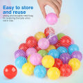 100 Pcs Soft Balls For Kids Toddlers Swimming Pool Balls Play Tent Balls Pack of 20 Plastic Ball BPA Free & Crush Proof Multicolored Soft Plastic Balls For Ball Pit Baby Pool Indoor Pack of 100 Pieces Balls. 