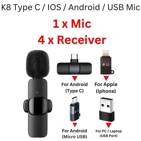 Wireless%20Microphone%20for%20iOS,%20Android,%20USB%20High-Quality%20K8/K9%20for%20Vlogging%20Podcasts%20&%20Interviews%20-%20Image%204