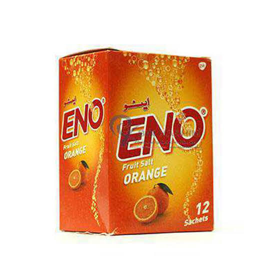 Eno Orange Flavor Fruit Salt 12 Sachet