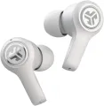 JLab JBuds Air Executive True Wireless Earbuds, Bluetooth Wireless Headphones and USB Charging Case with C3 Calling Dual Microphones, IP55 Sweat Resistance and Custom EQ3 Sound, White. 