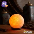 Gift City Presents Sphere 7 Color Changing USB Himalayan Salt Lamp for Home Decoration, Night Light, Work Desk Lamp, Salt lamp bulb, Rock salt lamp, Asthma and Allergy Patients to Clean Room Atmosphere - SL. 