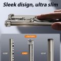 Metal Frameless Case for Samsung Galaxy S24 Ultra S23 Ultra with Magnetic Kickstand. 