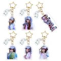 KPOP NewJans OMG Album Half-Body Acrylic Keychain Rabbit Pendant Keyring Haerin Hanni MinJi Fans Gifts Bag Pendant Accessories. 