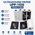 Sony UPP-110S Ultrasound Imaging Thermal Paper Roll 110mm x 20m High-Resolution for Medical Imaging Equipment. 