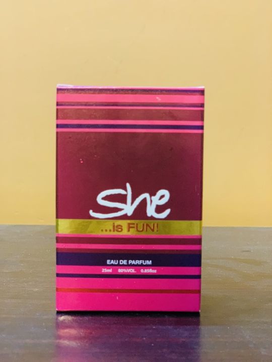 She is Fun | 25ml Perfume | Eau de Parfum | Pocket Perfume | For Women