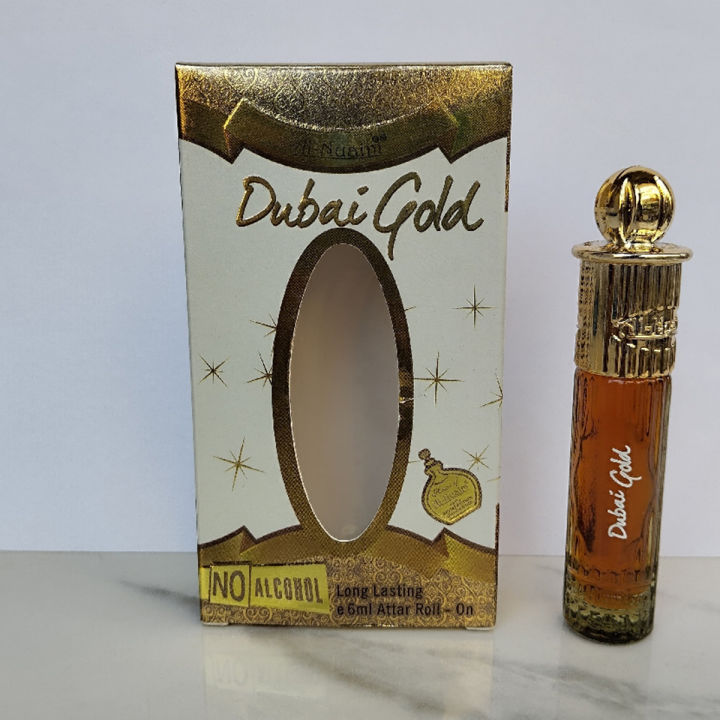 Al Nuaim Dubai Gold 6 ML Attar Roll On Al-Nuaim (Perfume Oil) for men and women