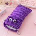Creative caterpillar zipper pencil case school Stationery storage bag cute Pen holder student pen case for kids Kawaii pen bags. 