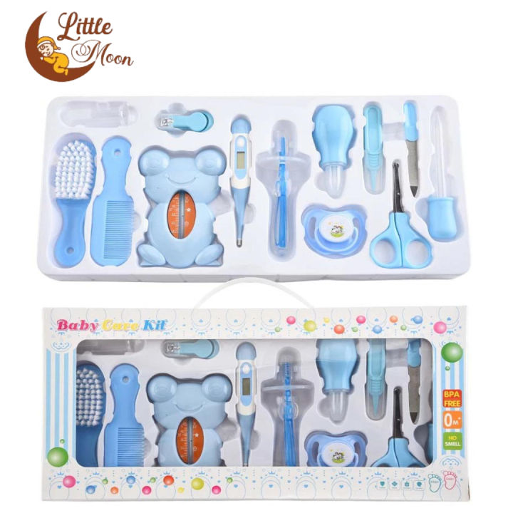 Pack of 13 Baby Grooming Kit, Baby Care Items, Baby Care Essentials Set, Baby Supplies Set, 13PCS Baby Health Care Set Portable Baby Care Kit, Safety Cutter Baby Nail Kit for Newborn, Infant & Toddler