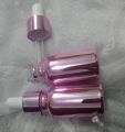 1 pcs 15ml Pink dropper empty bottle for use serum or Essential Oils perfume / sent / Attar glass Bottle small 15ml dropper Cosmetic Container with Refillable 15ml bottle. 