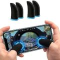 Finger Sleeves for PUBG Mobile Gaming with Sensitive Touch Finger Sleeve  (Pack of 2) Breathable Game Controller Finger Sleeve For PUBG Sweat Proof Non-Scratch Touch Screen Gaming Thumb Gloves Best For Free Fire - Fortnite - Call Of Duty - PUBG Mobile. 