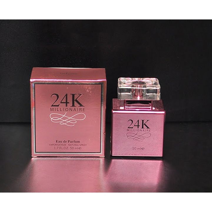 Long Lasting_Original Fragrance : 24K Millionaire Perfume - Pink - 50ml