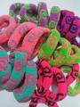 High quality grip Multi colour pony box for girls - 24pcs pack. 
