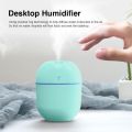 Portable Mini Air Humidifier USB Desktop Humidifier for Car Bedroom Air Diffuser  Mist Maker Sprayer with LED Night Lamp. 