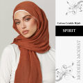 Modern Modest - Everyday Women Cotton Shawl Blend Crinkle Scarf/Hijab for All Seasons. 