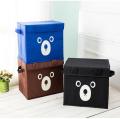 Cartoon Panda Printed Foldable Storage Bins Quilt Basket Kid Toys Organizer torage Boxes Cabinet Wardrobe Storage Bags. 