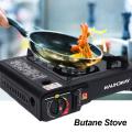 portable stove with LPG Option and briefcase for camping. 