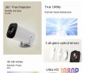 Latest Android New S40MAX Video Game Projector Android13.0 System WiFi6 BT5.4 5G Support 4K HD 1280*720P Smart Home Cinema Portable Projector High Brightness 200" Large Display Wireless Screen Portable Projector. 