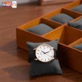 12 Slots Natural Oak Wood Cedar Wood Watch Organizer Tray With Lacquer Smart Watch Storage Case. 