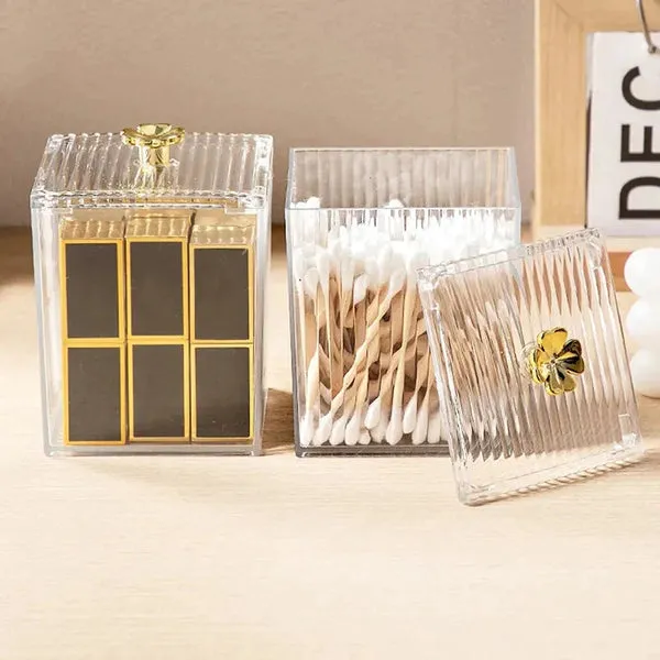 Makeup%20Cotton%20Pad%20Swabs%20Storage%20Holder%20Box%20Portable%20INS%20Multifunction%20Desk%20Tray%20with%20Lid%20Transparent%20Acrylic%20Cosmetic%20Container%20Crystal%20Jewelry%20Organizer%20Case%20-%20Image%202