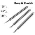 20Pcs 30/45/60 Degrees Replacement Blades Set For Roland Cricut Plotter Blade Knife Cutter Blades For Power Tools Cutting Plotter. 