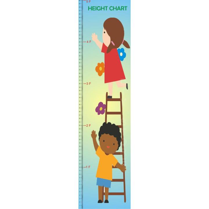 5 Feet Kids Growth Height Chart Home Decor School Decoration