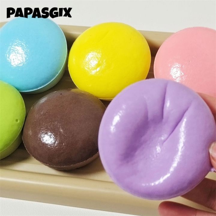 Squishy Toy Slow Rising Fidget Toy Big Cheese Cake Bread Toast Cookies Slow Rebound Squeeze Stress Release Hand Relax Gift 2024