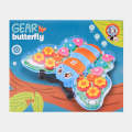 FunBlast Transparent Butterfly Gear Toys - B/O Musical Butterfly Toy with Sound & Flashing Lights, 360 Degree Rotating Electric Insects Toy for Kids, Boys, Girls, Light & Sound Toys for Kids. 