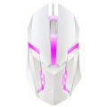 Qin Original Design x1 Wired Game 4 Button Mouse Office Laptop Desktop Computer USB Colorful Luminous Mouse. 