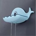 Whale Shape Soap Box Bathroom Drain Soap Holder Rack Self-Adhesive Wall Mounted Soap Tray Plate Bathroom Supplies Bathroom Gadge. 