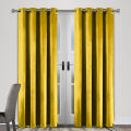 Velvet Curtains for Bedroom and Drawing Room Soft Elegant Fancy Design Premium Colors 1 Pair (2 Pcs). 