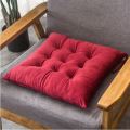 Breathable Square Floor Cushion Velvet Chair Cushion Office Chair Kitchen Chair Cushion Dining Chair Cushion Wedding Chair Cushion Garden chair Cushion size 18x18 inches. 