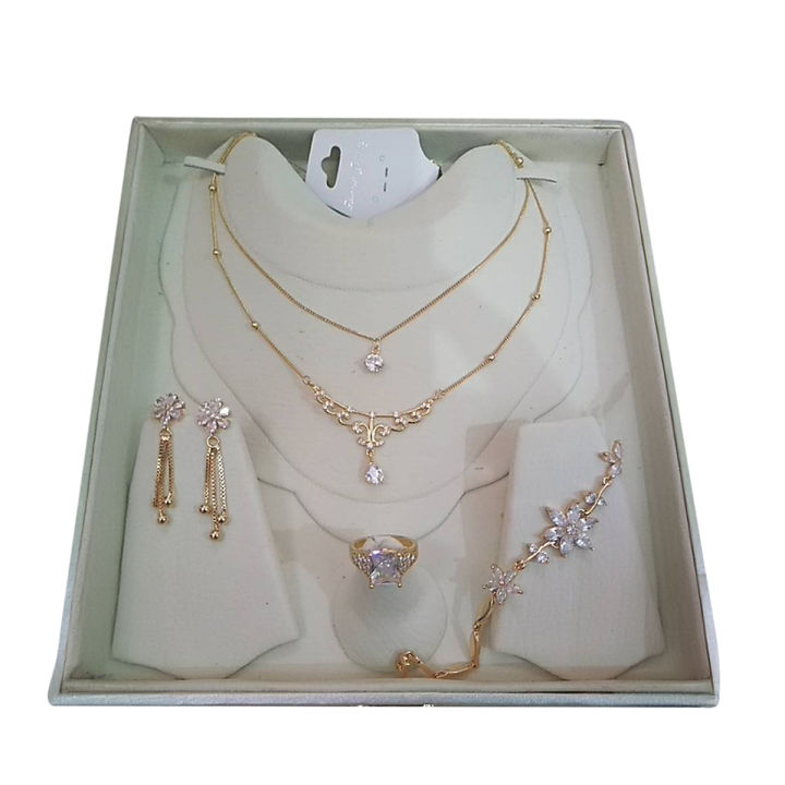 new zarcon set double chain fashion  style 223515
