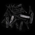 20 x Headphone earphone cable cord wire lapel collar clip nip clamp mount holder. 