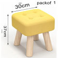 Square Foot Stool Wooden Foot Stool With Feet Load Capacity 220lb (100) kg For Living Room Bedroom Office-. 