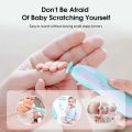 6-in-1 Baby Nail Trimmer Portable, electric nail clipper for Manicures  pedicures newborn nails With LED Light, Hand-Holding Care Polish and Trim for Infant Toddler Adults Toes Fingernails, Trimmer with Replaceable 6 Grinding Heads. 