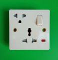 20A Multi Function Light Plug Socket With + 16A Universal Socket Power Outlet 1gang 1way Switch + Power Indicator Light With 2 Screws, 250V, Electrical Switches And Sockets, Electric Wall Mounted Socket For Multi Purpose Use, Powerpoints. 
