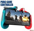 AK66 Mobile Game Controller 5 in 1 Joystick with Trigger for PUBG Black Fits 4.6 to 7.5 Inch Phones. 