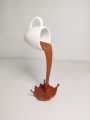 Floating Coffee Cup Kitchen Decoration White Cup Home Decor Available in Multiple Colors. 
