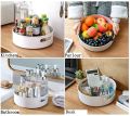 360° Rotating Kitchen Organizer Tray Lazy Susan Rack Kitchen Storage Revolving Tray Cosmetic Organiser Rotating Tray for Kitchen Spice Rack. 